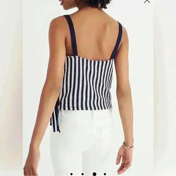 Madewell Finale Stripe Faux Wrap Tank - Picture 3 of 12